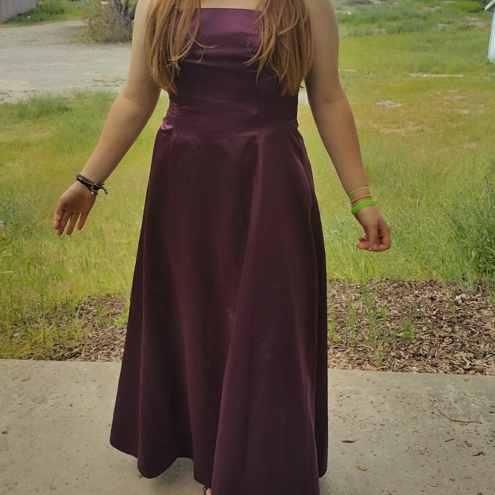 Purple formal dress